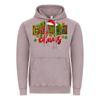Vintage Zinc christmas granny claus Vintage Hoodie - FaDigitalArtStudio