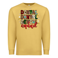 Antique Gold Christmas dental squad Premium Sweatshirt - JahusDesignShop
