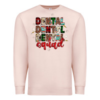 Pale Pink Christmas dental squad Premium Sweatshirt - JahusDesignShop
