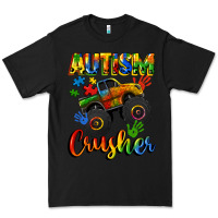 Black autism crusher Premium Tee - CowGirlArtShop