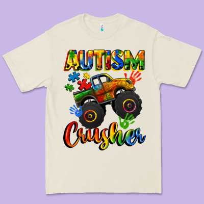 Autism Crusher Premium Tee Designed By Cowgirlartshop