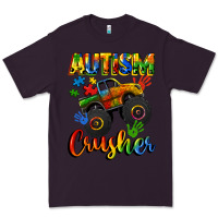 Plum autism crusher Premium Tee - CowGirlArtShop