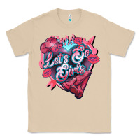 Mushroom Let's go girls pink Valentine's Day Classic Tee - HowdyJamesFarm