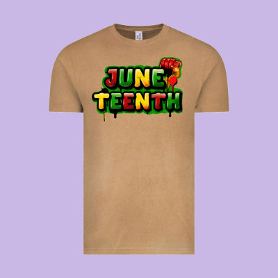 Juneteenth Vintage Tee Designed By Fadigitalartstudio