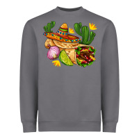 Storm burrito  with sombrero and union with cactus Heavyweight Sweatshirt - AdoDesignShop