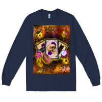 Navy tarot cards Long Sleeve Tee - BundleAndBundleShop
