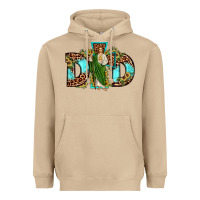 Mushroom dad san judas sunflower leopard turquoise Heavyweight Hoodie - JahusDesignShop