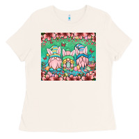 Bone Easter gnomes Ladies Tee - OliviaCreatesArt