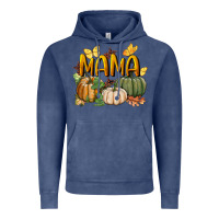 Vintage Denim mama pumpkin Vintage Hoodie - BundleAndBundleShop