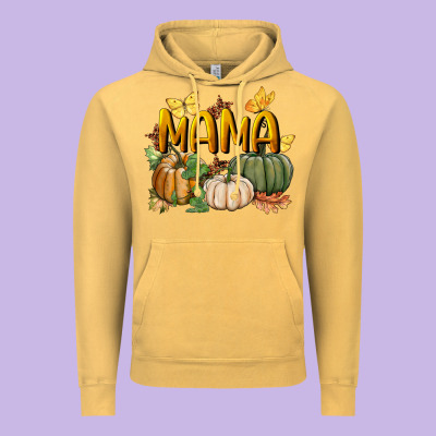 Mama Pumpkin Vintage Hoodie Designed By Bundleandbundleshop