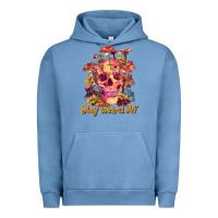 Pigment Pebble Blue stay weird af Urban Hoodie - RanaPortraitStore