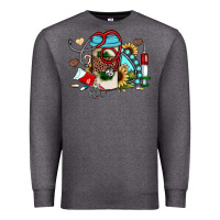 Charcoal Heather Christmas sunflower gemstone nurse Premium Sweatshirt - JahusDesignShop