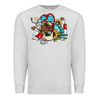 Dove Grey Christmas sunflower gemstone nurse Premium Sweatshirt - JahusDesignShop