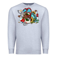 Christmas Sunflower Gemstone Nurse Premium Sweatshirt | Teevron