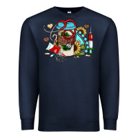 Navy Christmas sunflower gemstone nurse Premium Sweatshirt - JahusDesignShop