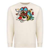 Sandshell Christmas sunflower gemstone nurse Premium Sweatshirt - JahusDesignShop
