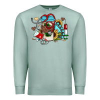 Seafoam Christmas sunflower gemstone nurse Premium Sweatshirt - JahusDesignShop