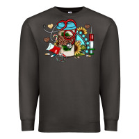 Smoke Christmas sunflower gemstone nurse Premium Sweatshirt - JahusDesignShop