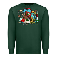 Sports Green Christmas sunflower gemstone nurse Premium Sweatshirt - JahusDesignShop