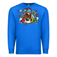 True Royal Christmas sunflower gemstone nurse Premium Sweatshirt - JahusDesignShop