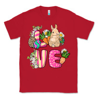 Red Love Easter Day Classic Tee - HowdyJamesFarm