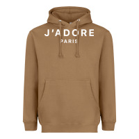 Toasted Coconut j adore paris Heavyweight Hoodie - baoMotion
