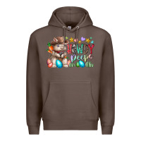 Coffee howdy peeps Premium Hoodie - RacoonDesign
