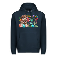 Navy howdy peeps Premium Hoodie - RacoonDesign