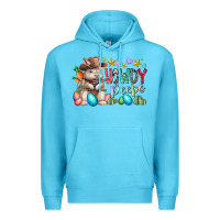 Ocean Blue howdy peeps Premium Hoodie - RacoonDesign