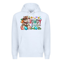 White howdy peeps Premium Hoodie - RacoonDesign