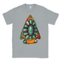 Heather Grey gemstone arrowhead Classic Tee - Jasminsmagicworld