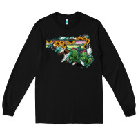 Black Maryland Map Sunflower Cactus Serape Long Sleeve Tee - RanaPortraitStore
