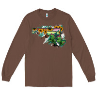 Chestnut Maryland Map Sunflower Cactus Serape Long Sleeve Tee - RanaPortraitStore