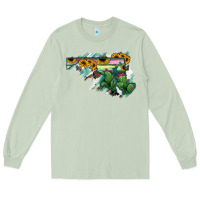Matcha Maryland Map Sunflower Cactus Serape Long Sleeve Tee - RanaPortraitStore
