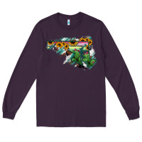 Plum Maryland Map Sunflower Cactus Serape Long Sleeve Tee - RanaPortraitStore
