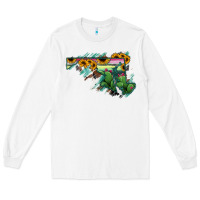 White Maryland Map Sunflower Cactus Serape Long Sleeve Tee - RanaPortraitStore