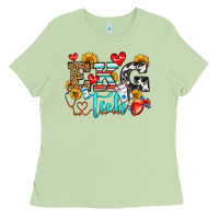 Matcha ekg tech Ladies Tee - OliviaCreatesArt