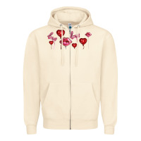 Sandshell love and  love balloons Zipper Hoodie - AdoDesignShop