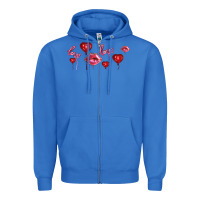 True Royal love and  love balloons Zipper Hoodie - AdoDesignShop