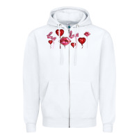 Love And  Love Balloons Zipper Hoodie | Teevron
