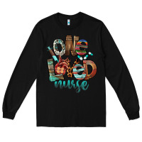 Black One Loved Nurse Long Sleeve Tee - FaDigitalArtStudio