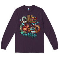 Plum One Loved Nurse Long Sleeve Tee - FaDigitalArtStudio