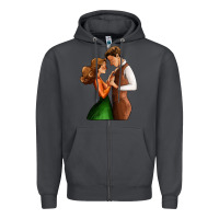 Smoke valentines day couple Zipper Hoodie - AdoDesignShop