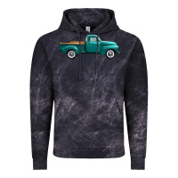 Cloud Black western truck side view Vintage Hoodie - FaDigitalArtStudio
