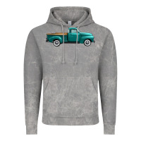 Cloud Rock western truck side view Vintage Hoodie - FaDigitalArtStudio