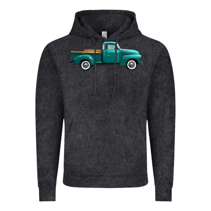 Western Truck Side View Vintage Hoodie by FaDigitalArtStudio | Teevron