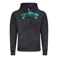 Vintage Black western truck side view Vintage Hoodie - FaDigitalArtStudio