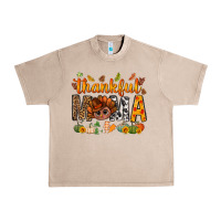 French Oak thankful mama and turkey bbs Urban Heavy Tee - BundleAndBundleShop
