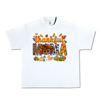 White thankful mama and turkey bbs Urban Heavy Tee - BundleAndBundleShop