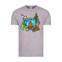 Camping Coffee Vintage Tee | Teevron